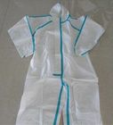 Krankenhaus-ICU-Schutz-Isolationskleid Anzug ungiftig Weiß Einweg