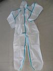 Krankenhaus-ICU-Schutz-Isolationskleid Anzug ungiftig Weiß Einweg